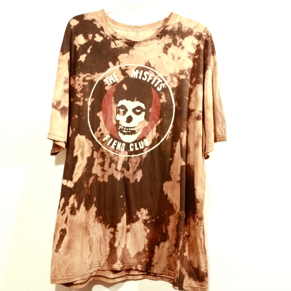 Misfits Other - MISFIT X Custom T Shirt Acid Wash Shirt Grunge